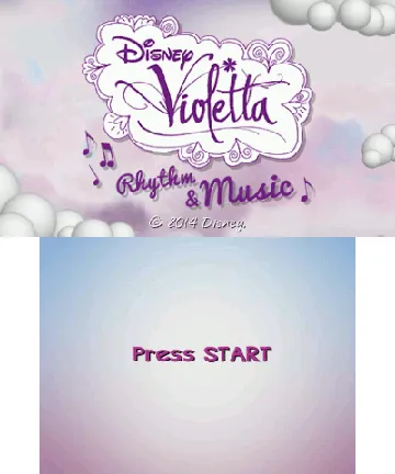 Disney Violetta - Rhythm & Music (Europe) (En,Fr,De,Es,It,Pt) screen shot title